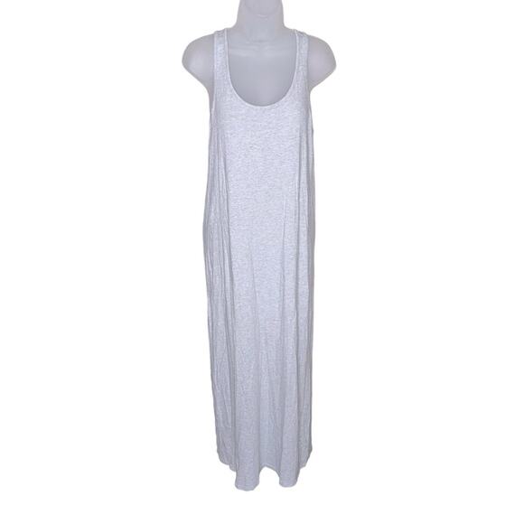 TREASURE & BOND Gray Scoop Neck Sleeveless Tank Top Maxi Dress Women’s - Picture 1 of 7